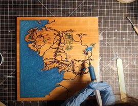 Pour the Epoxy Resin