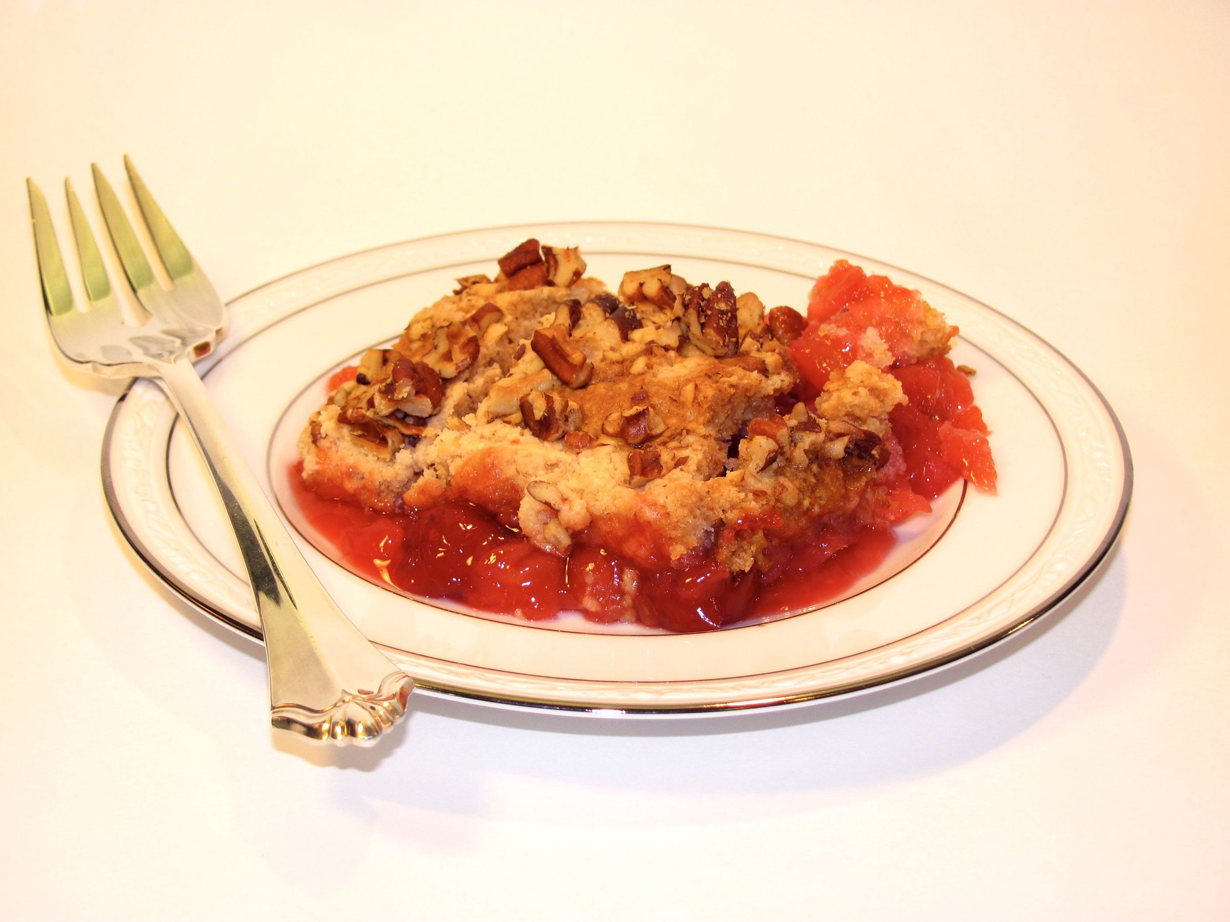 EASY Cherry Cobbler 'Dump Cake'