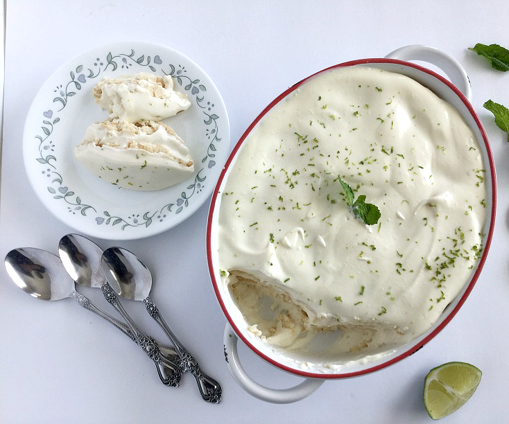 No-Bake Lime Cracker Pudding
