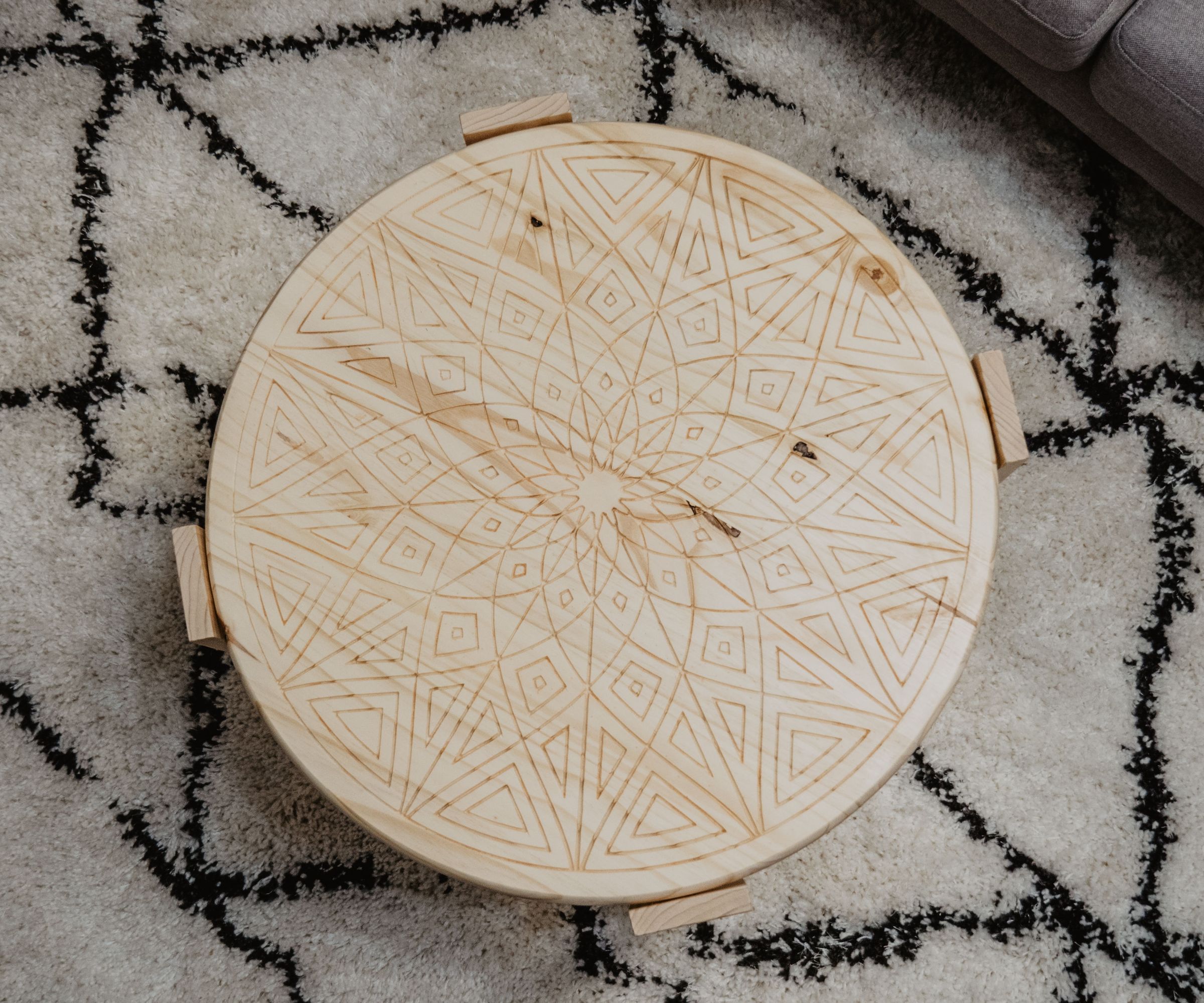 DIY Round Coffee Table