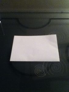 Fold the Paper in Half Like This.