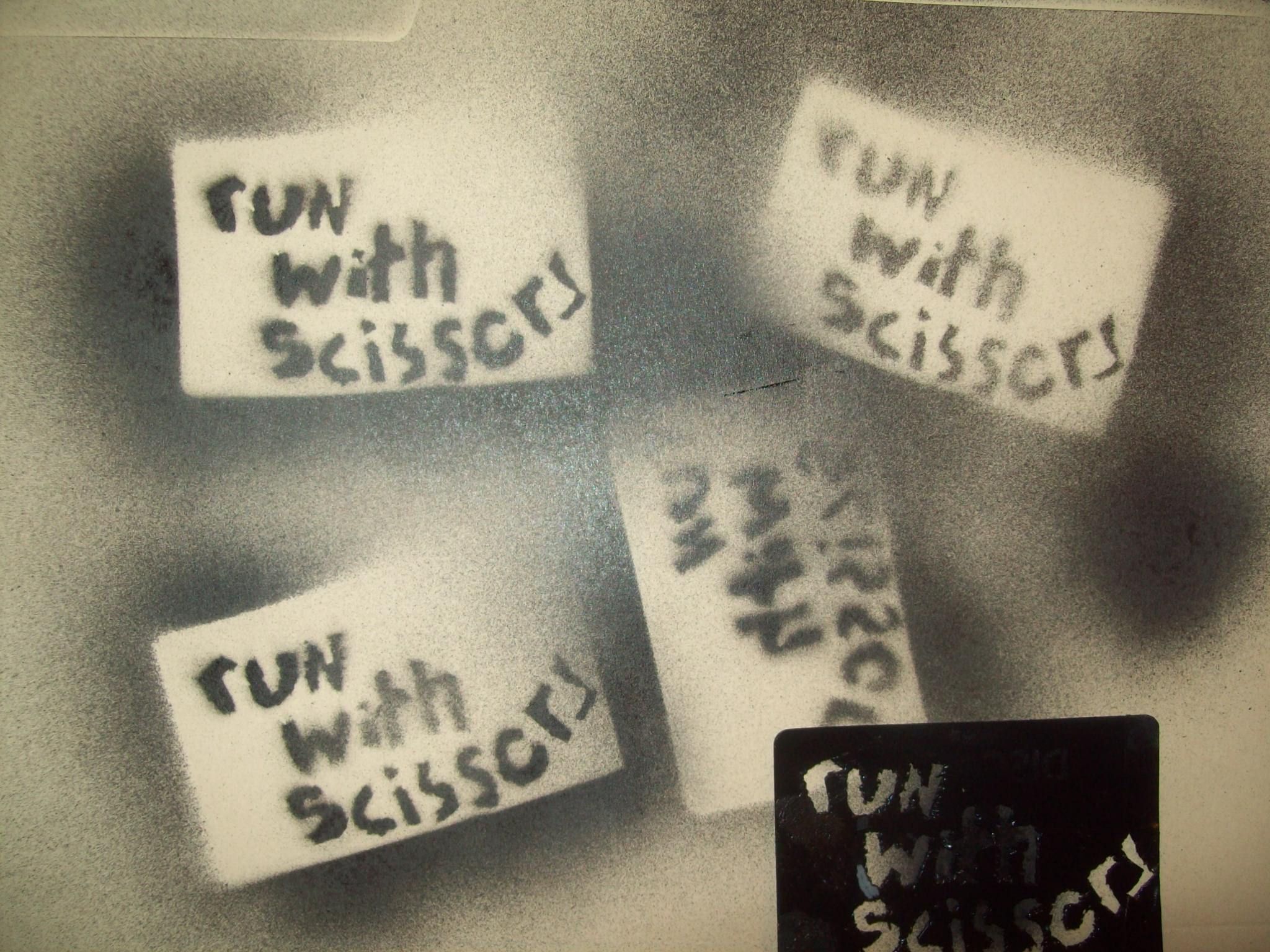 Pocket Stencil With a Credit Card