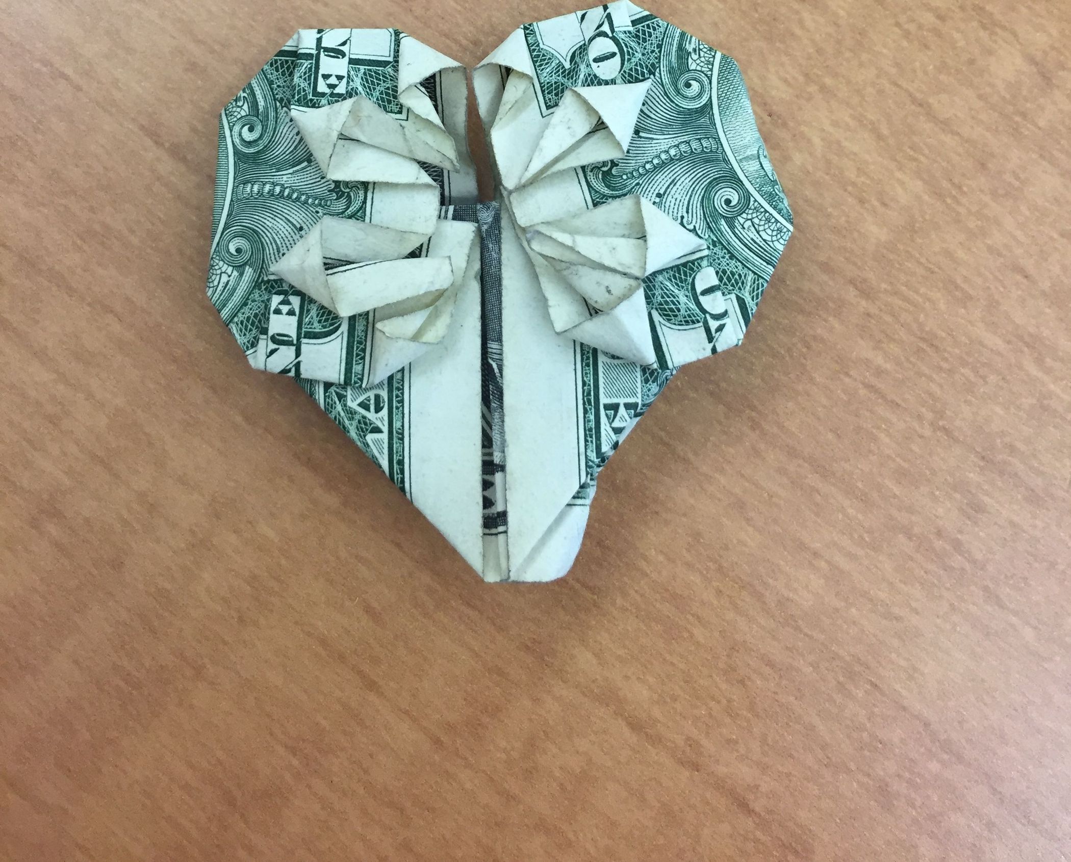 How to Turn a Dollar Bill Into a Heart : 20 Steps (with Pictures ...