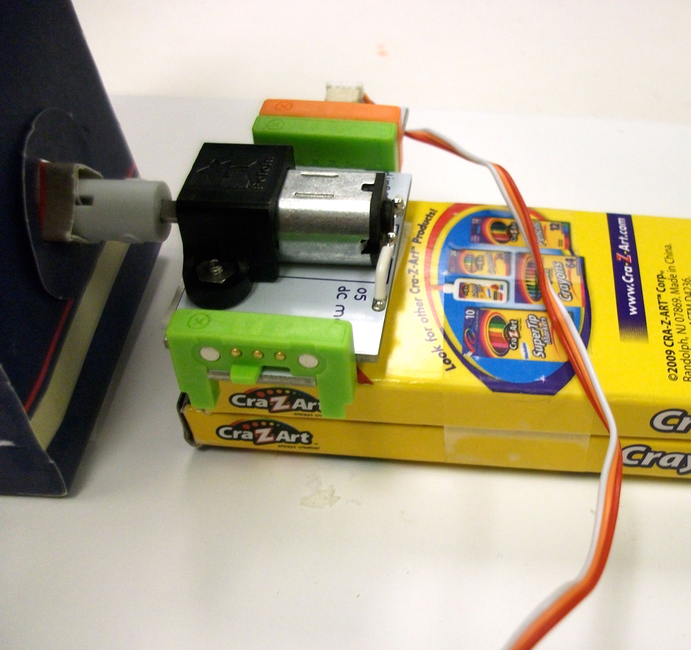 Papercraft Automata Race Game LittleBits Circuit : 7 Steps (with ...