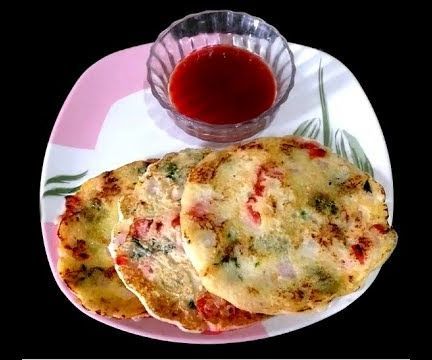 Semolina Uttapam | Sooji Uttapam | Rava Uttapam