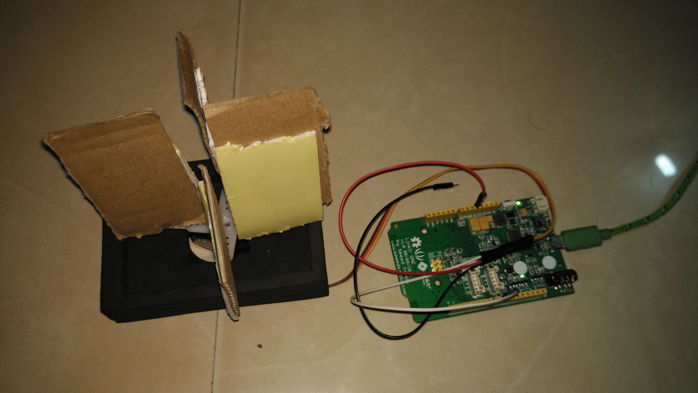 Automated Revolving Door With Mediatek Linkit One