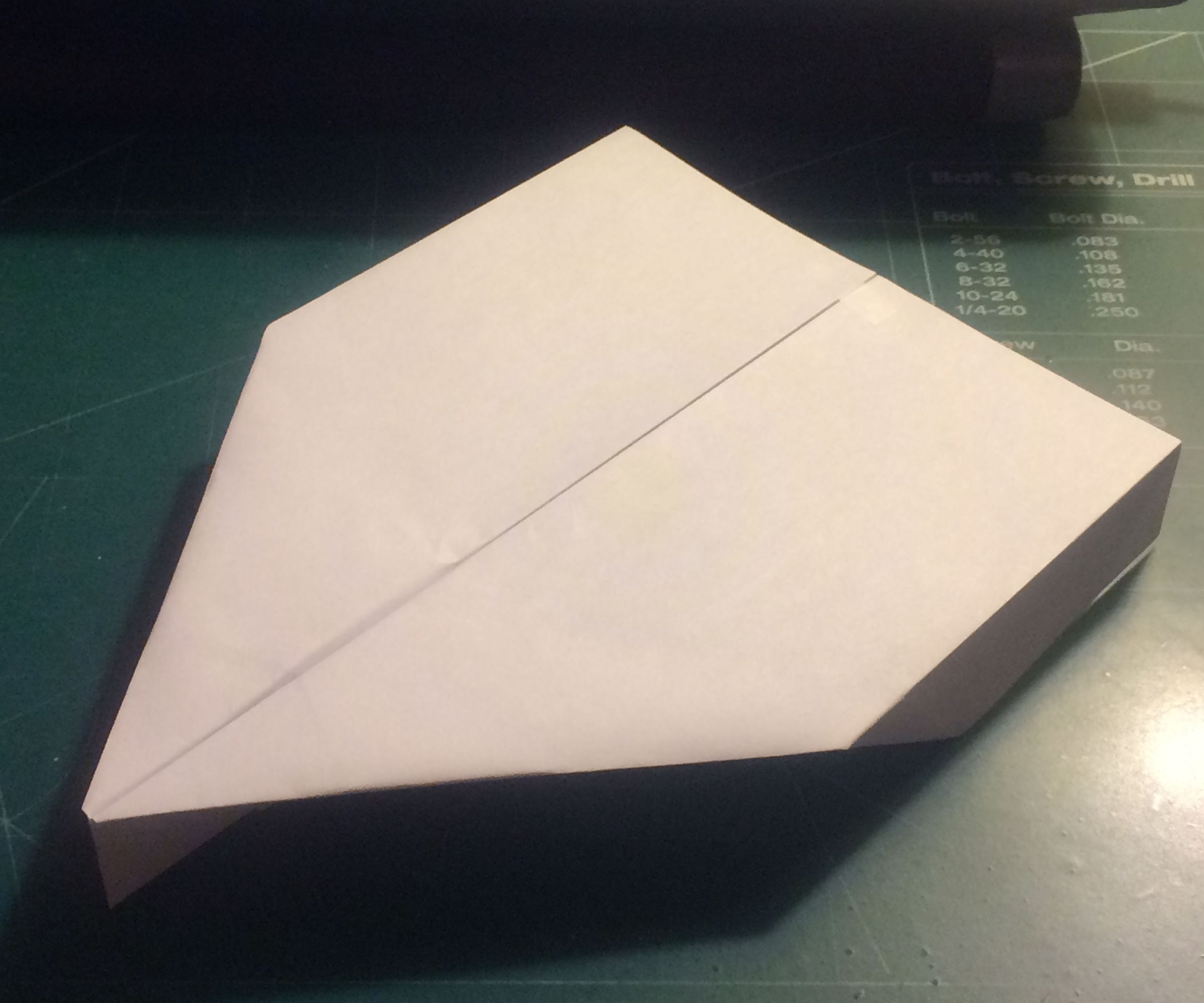 How to Make the StratoHavoc Paper Airplane
