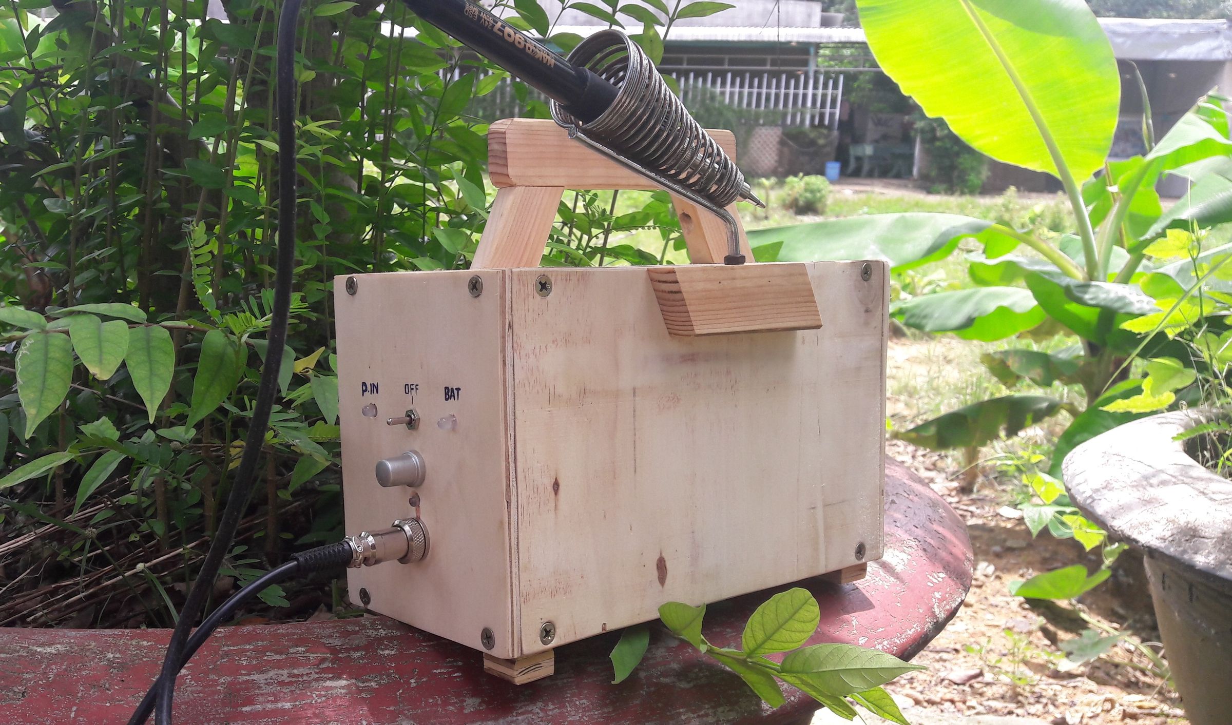 DIY Portable Soldering Iron Station 3 Steps Instructables
