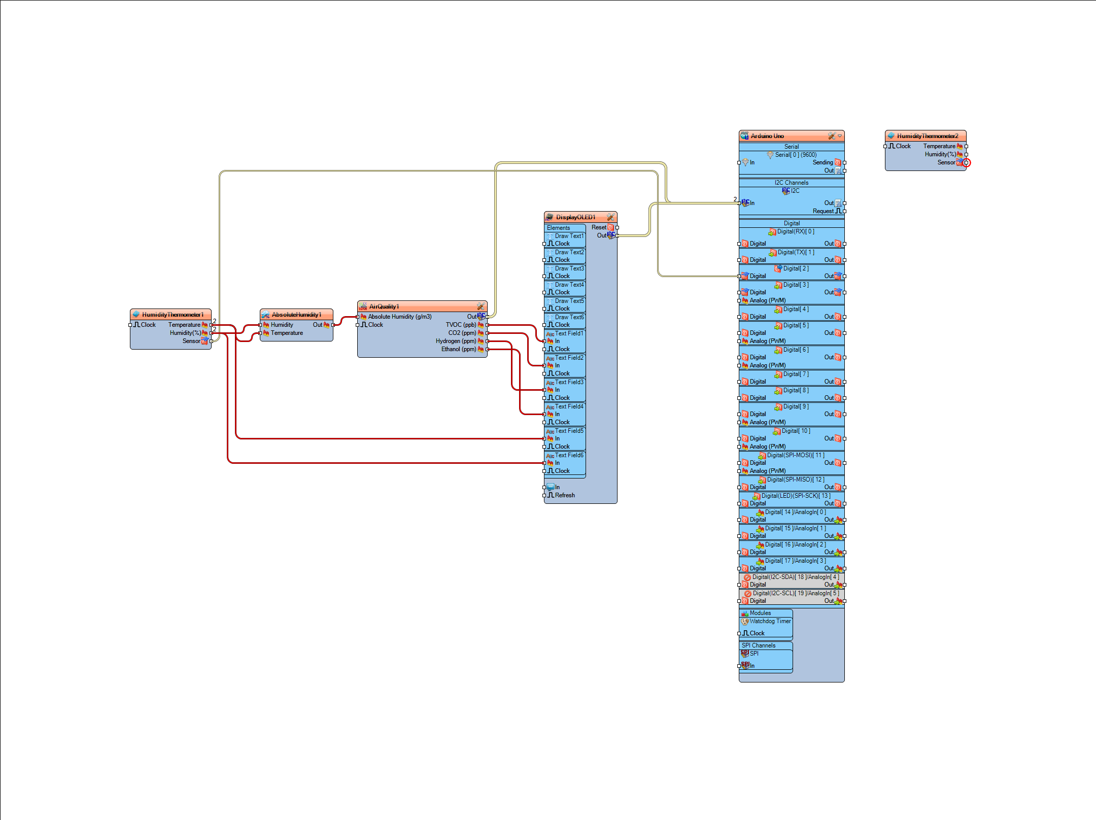 In Visuino Connect Components photo 2