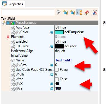In Visuino Set Components
