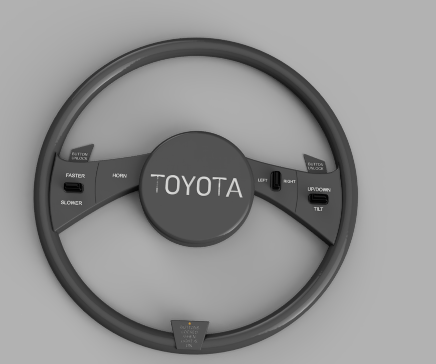 Toyota Forklift Steering Wheel 