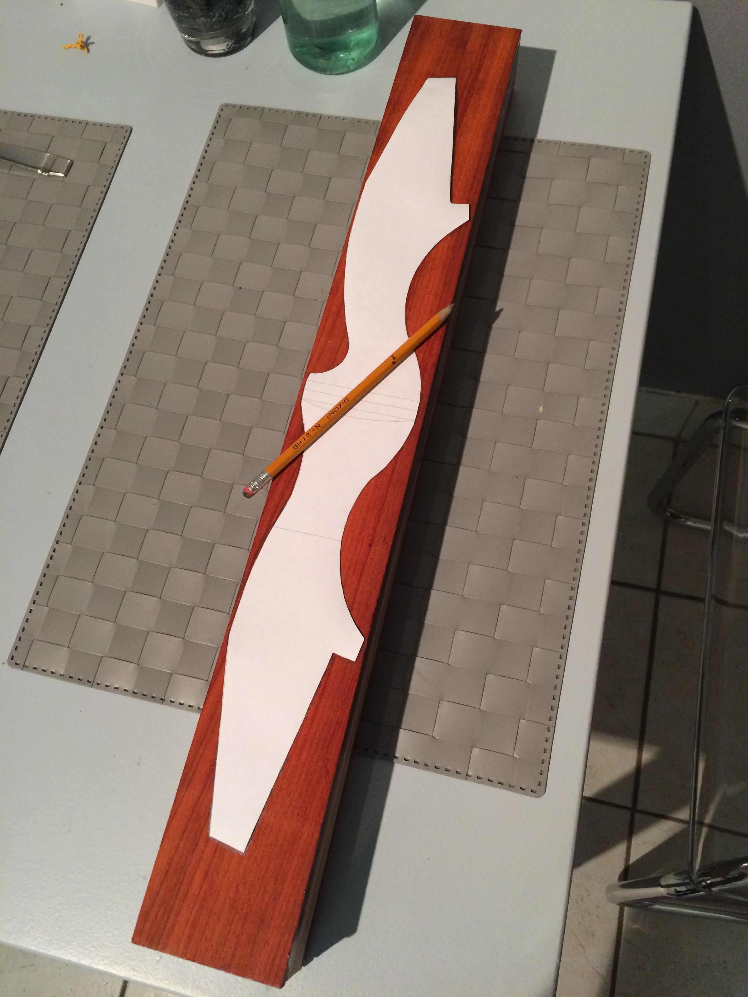 Recurve Bow Riser Template