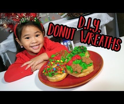 DIY Donut Wreaths - 12 DIYs of Christmas