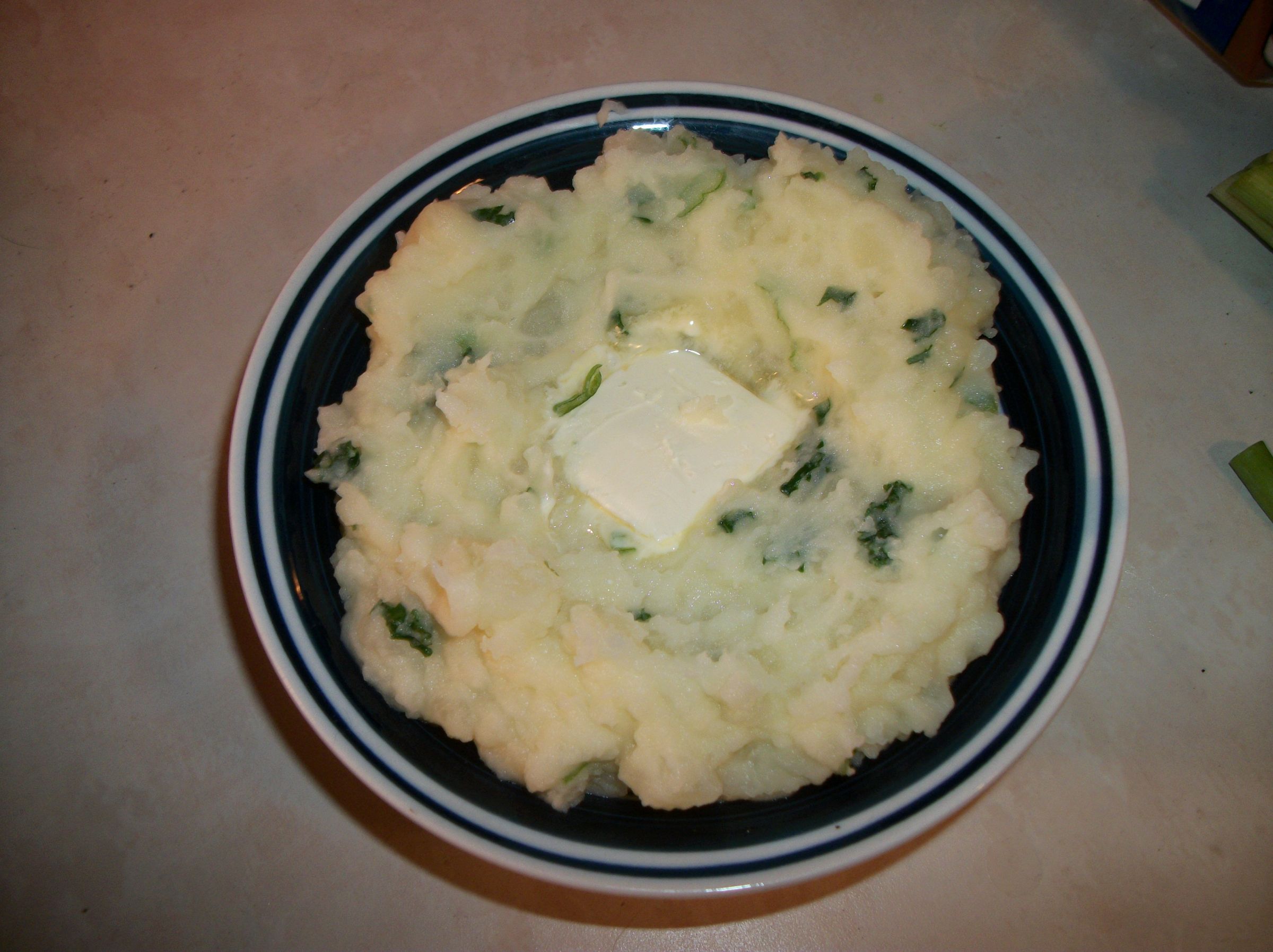 Colcannon (Mashed Potatoes and Cabbage or Kale)