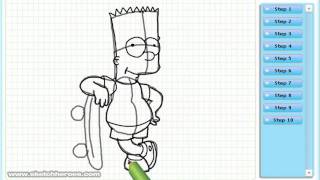 How to Draw Bart Simpson (The Simpsons)