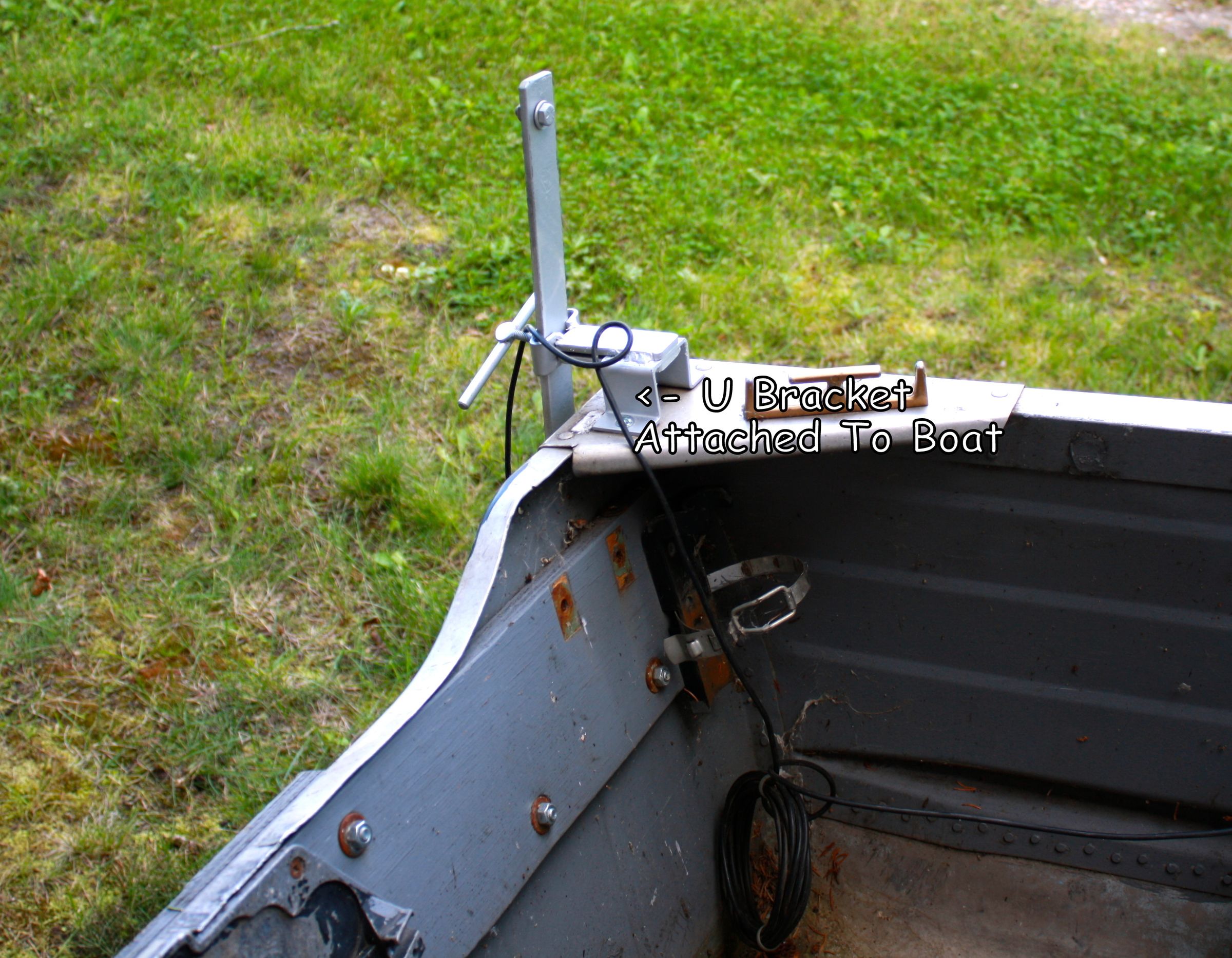 Adjustable Depth Finder Transducer Bracket Instructables