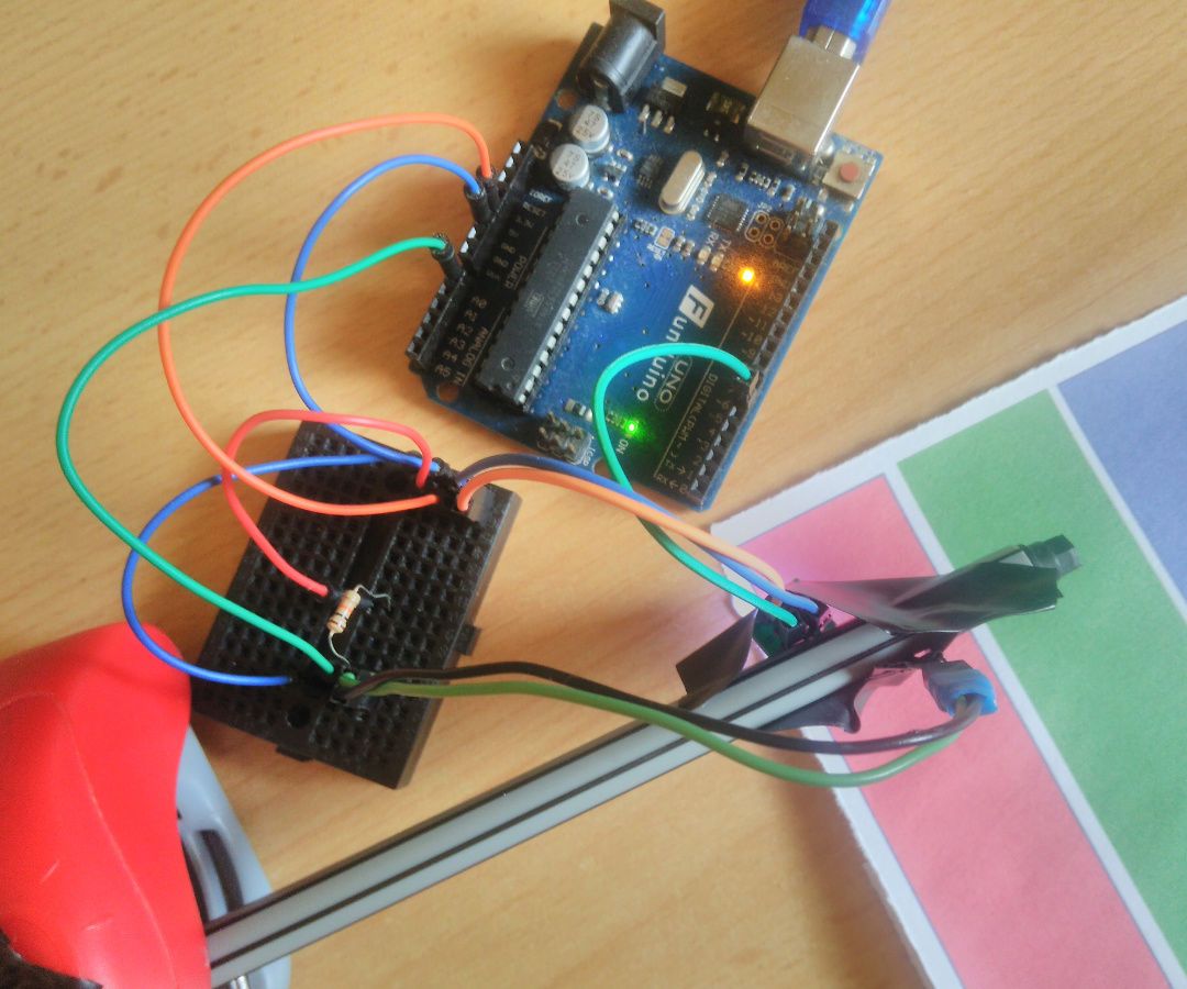 Arduino Color Detector Based on Ws2812b RGB Diode