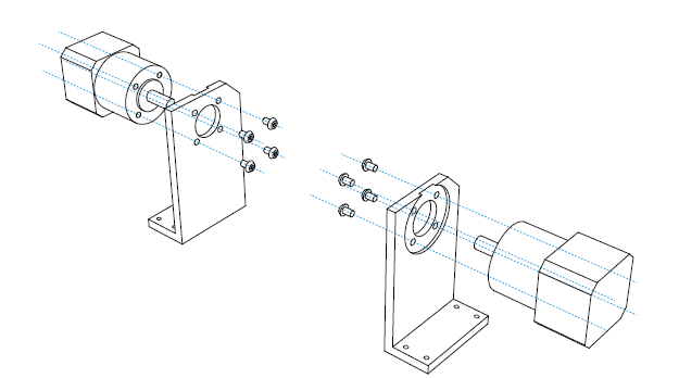 Build the Right and Left Support Motor