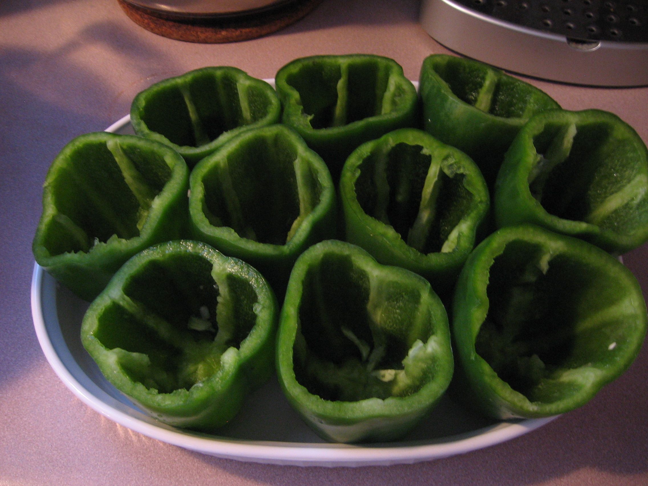 A Half Bushel of Green Peppers Stuffed!! 6 Steps (with Pictures