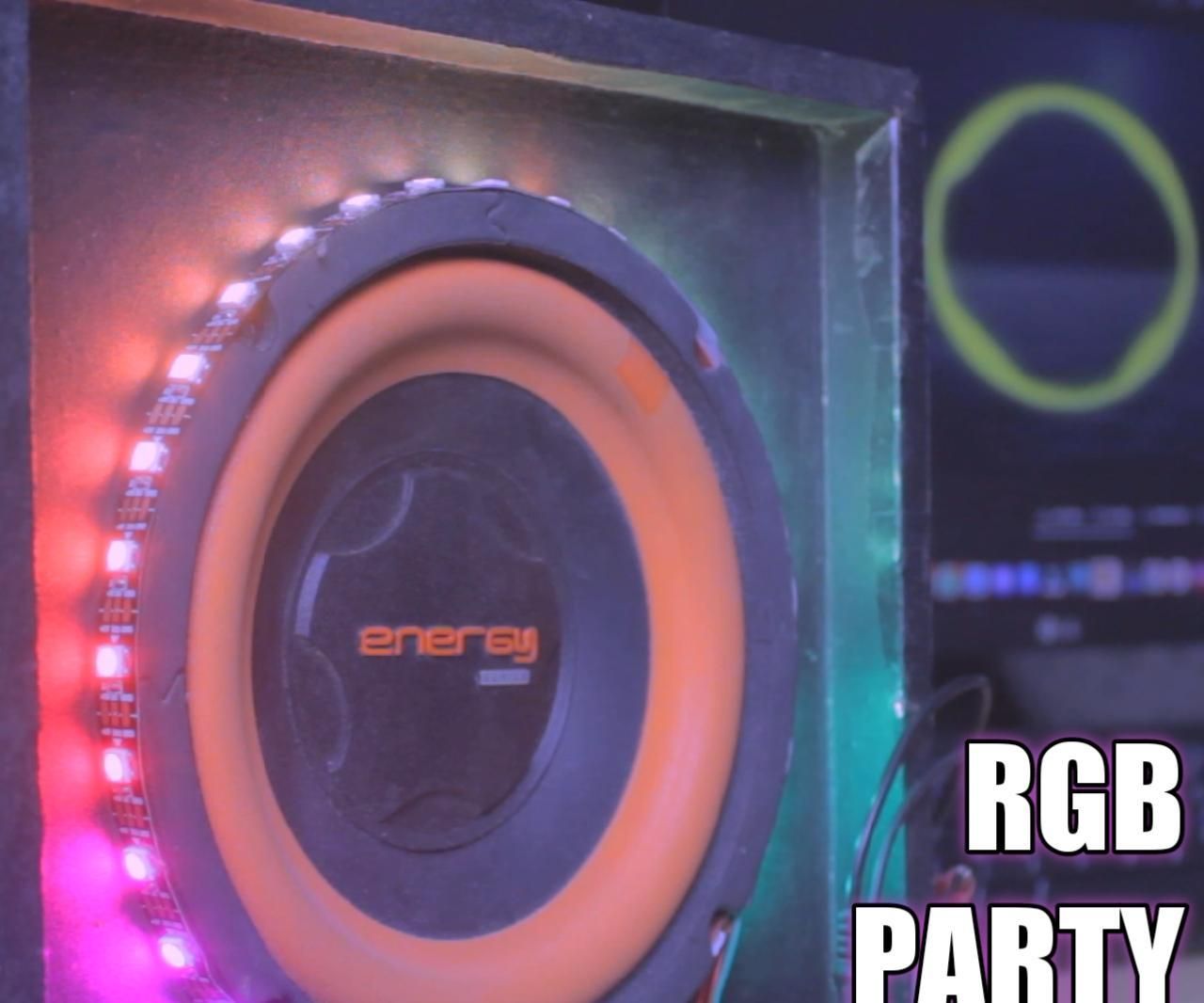 How to Make RGB Party LED for Audio | Music Visualizer