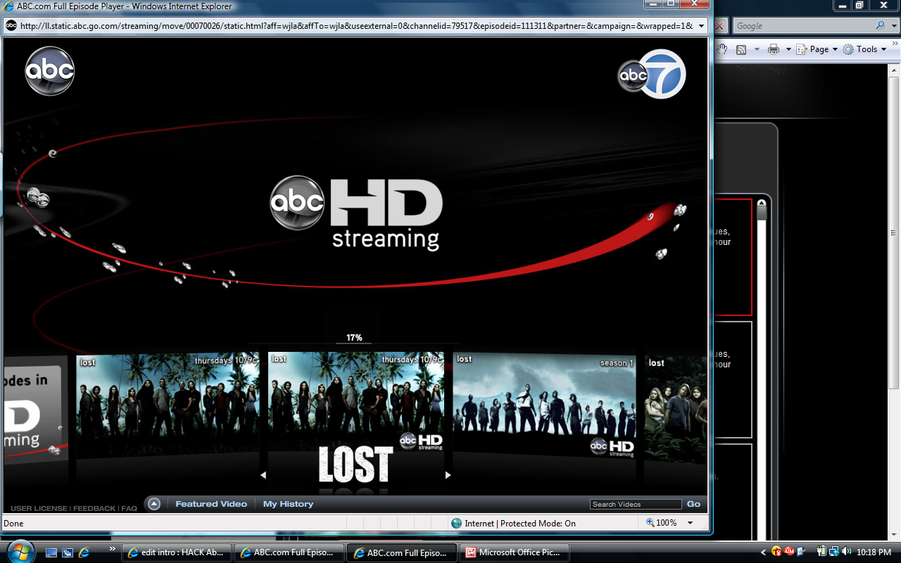 HACK Abc Full Episode Player (skip the Commericals)