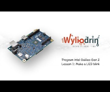 Blink a LED on Intel Galileo and Visual Programmig