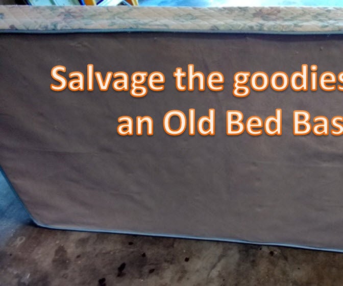 Deconstruct an Old Bed Base for Reuse! 5 Steps (with Pictures