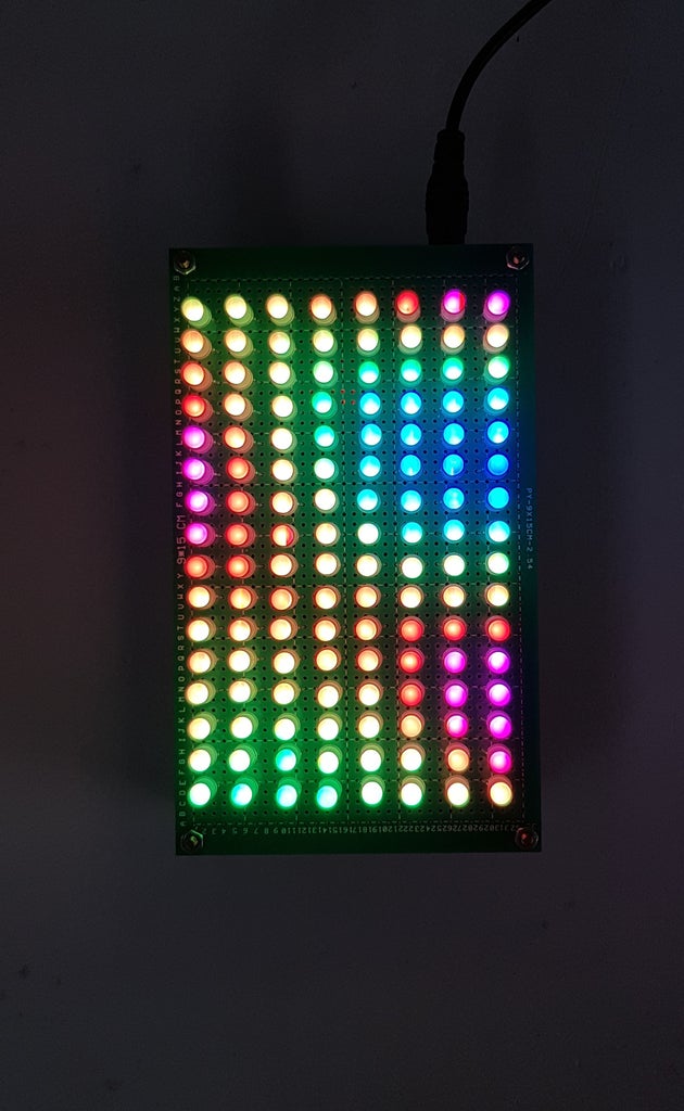 D.I.Y SMART RGB MATRIX 8x16 : 7 Steps (with Pictures) - Instructables