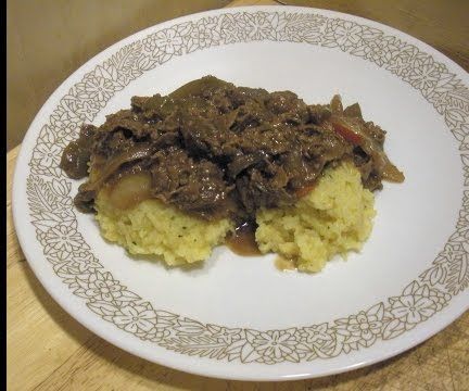 Pepper Steak-umm and Cheesy Rice
