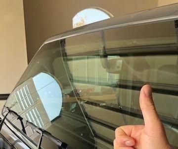 Cleaning a Windshield