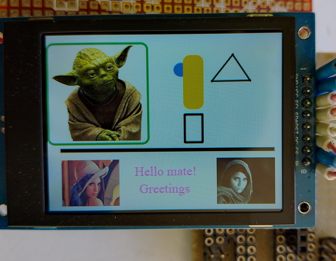 ATxmega128A1 Driving TFT Display ST7789 Using Web Image Editor