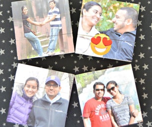 DIY Mini Pallet Photo Magnets