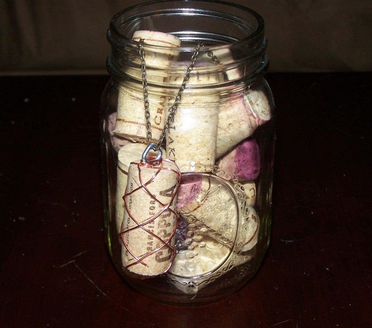 Wine Cork Necklace