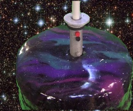 Galaxy Mirror Cake