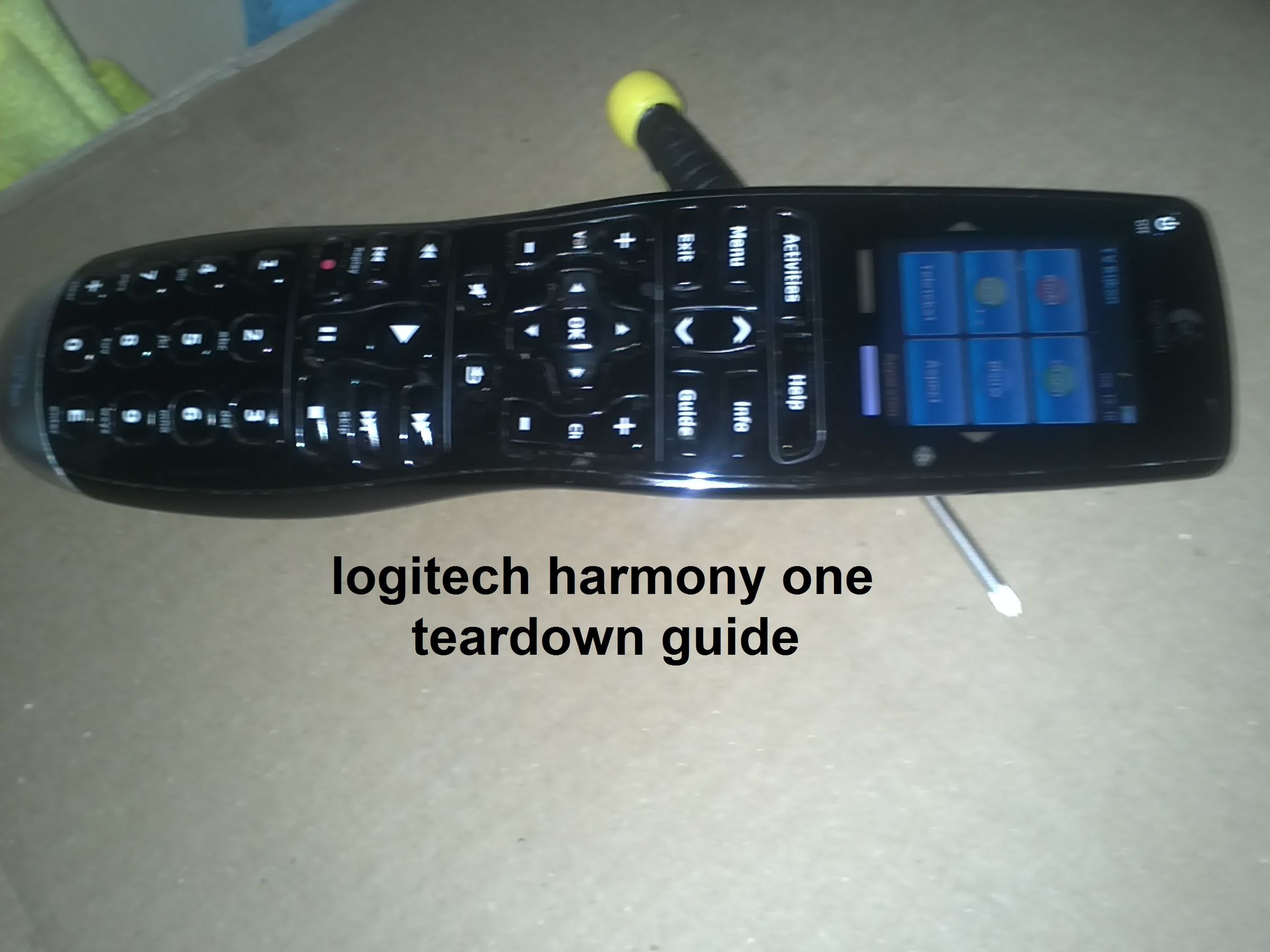 Logitech Harmony One teardown
