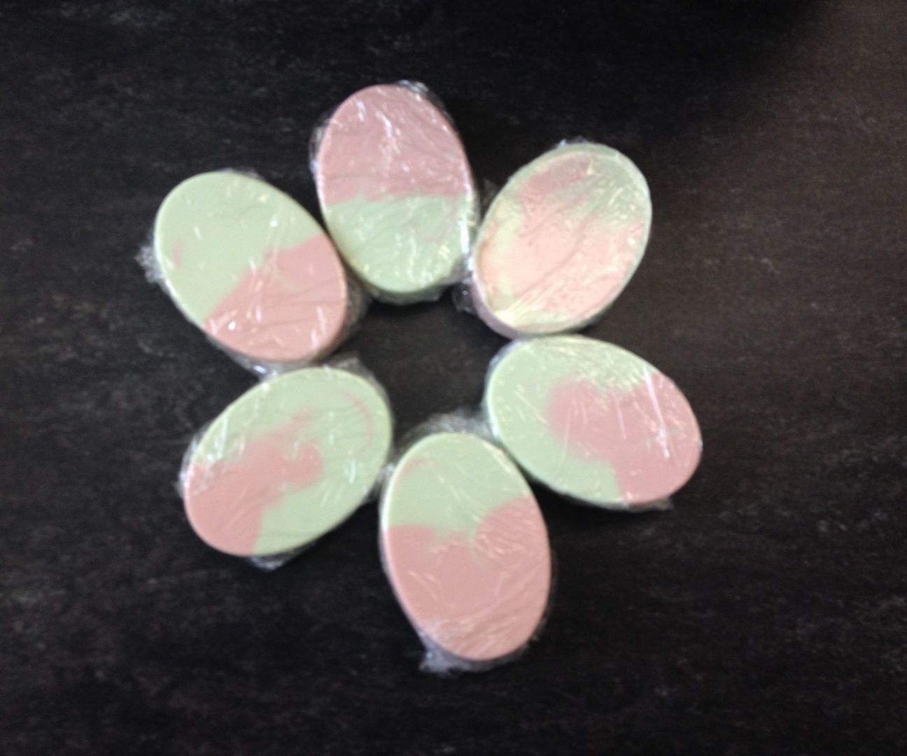 Raspberry Lime Swirled Soap