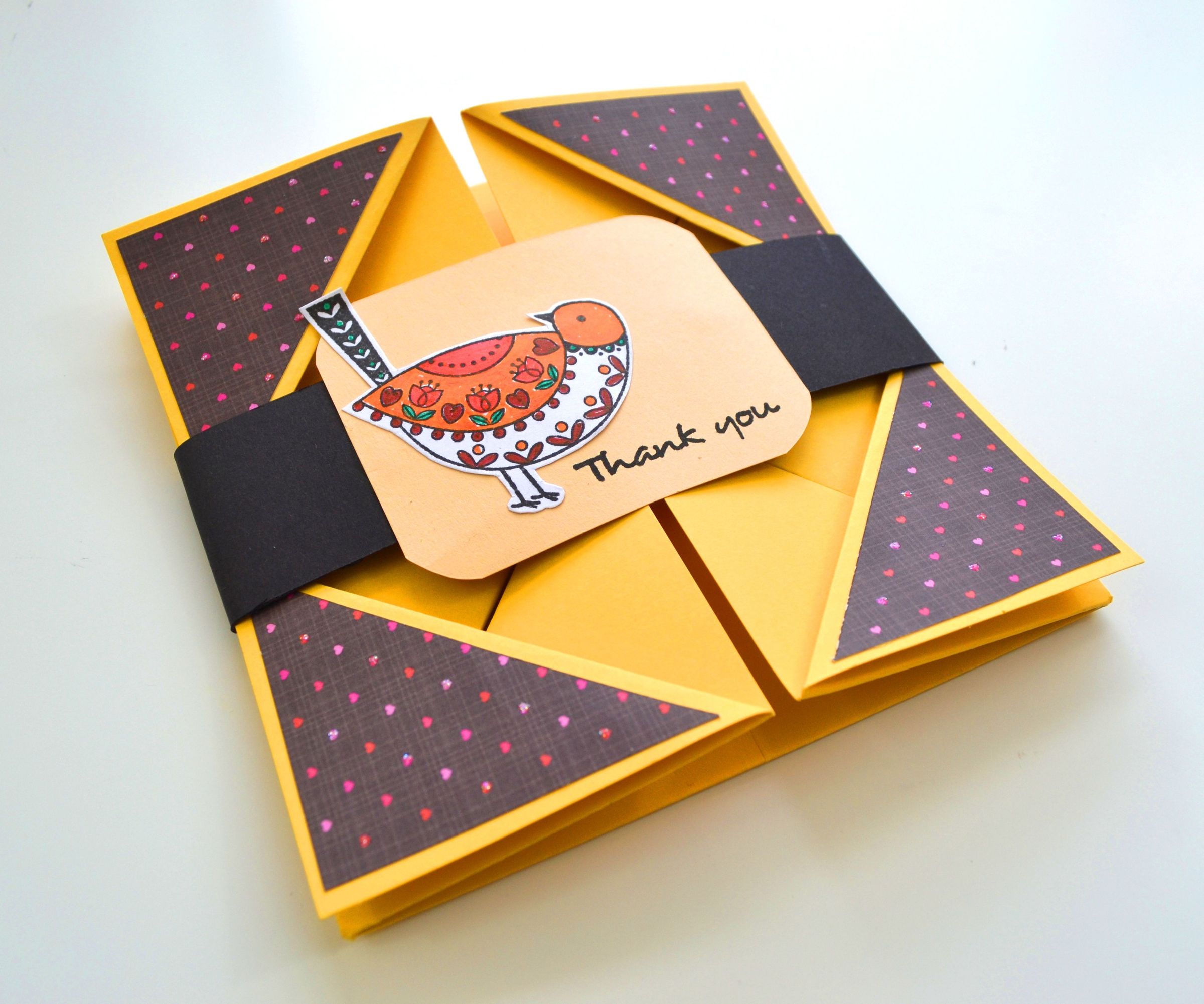 Thanksgiving DIY Crafts - Napkin Fold Card