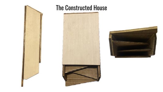 Laser Cut Bat House, Prototype 1