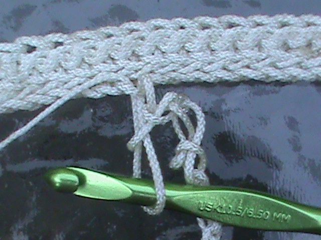 crochet step in dog harness pattern