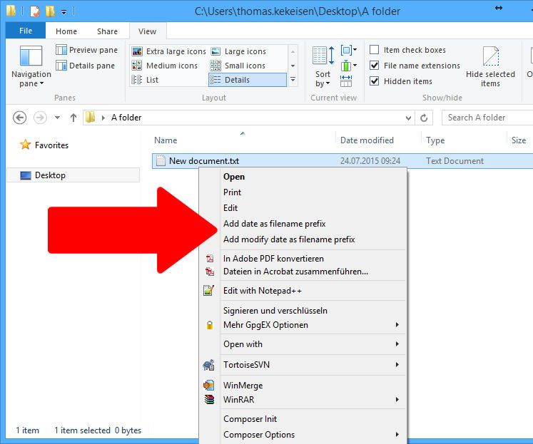 How to extend your windows context menus to be more productive
