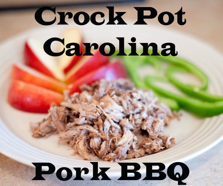 Paleo Carolina (Vinegar) Pork BBQ- Crock Pot