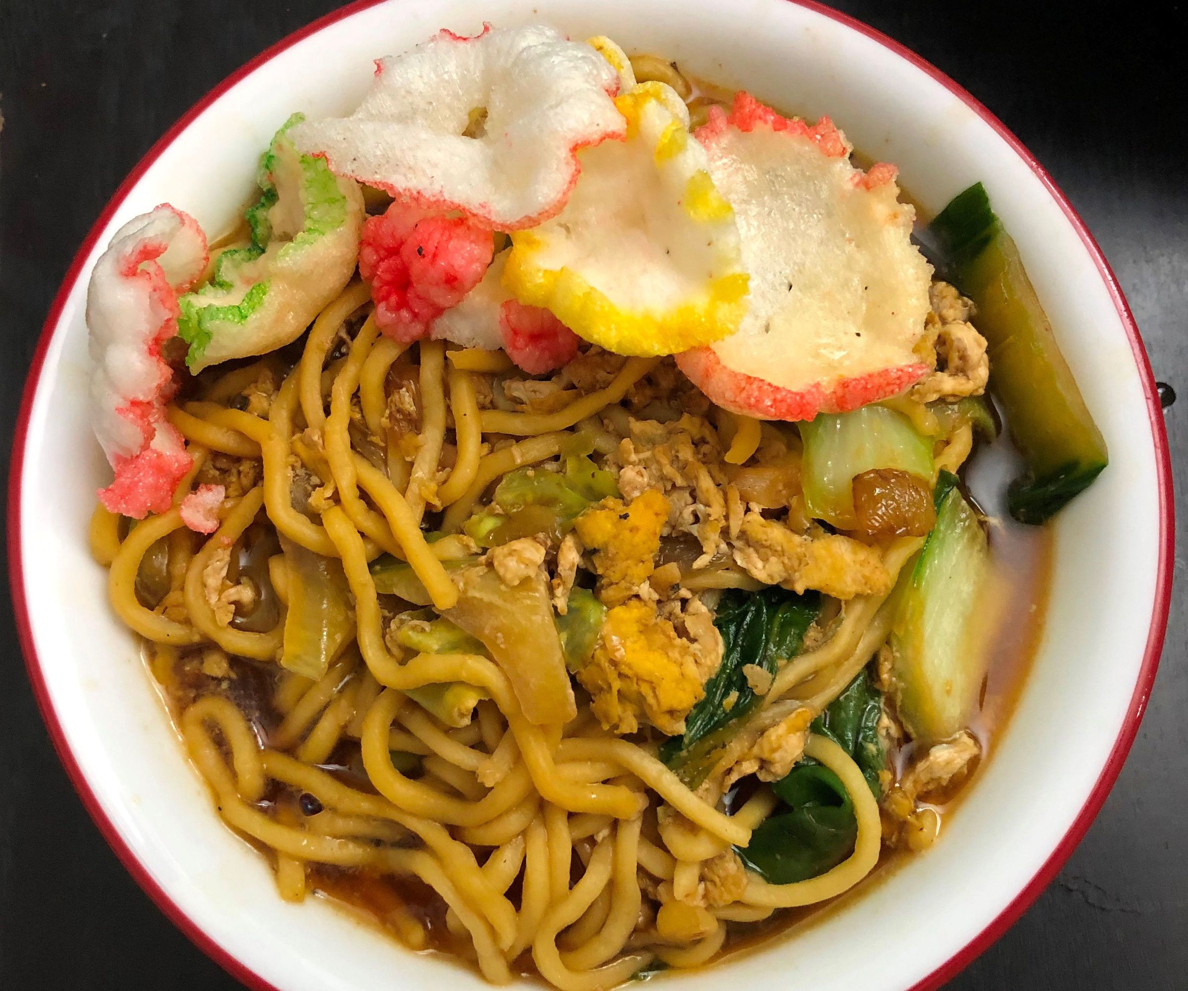 Mie Tek-tek (Indonesian Javanese Street Vendor Noodle Soup) With Homemade Noodle
