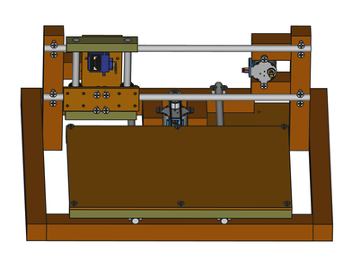Installing the X-Axis Support to the Gantry Base