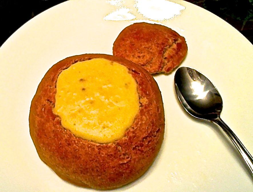 Baked Potato Soup in a Whole Wheat Bread Bowl