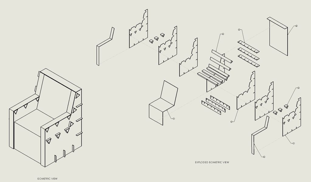 Cardboard Chair (Yes, It's All Cardboard) 3 Steps