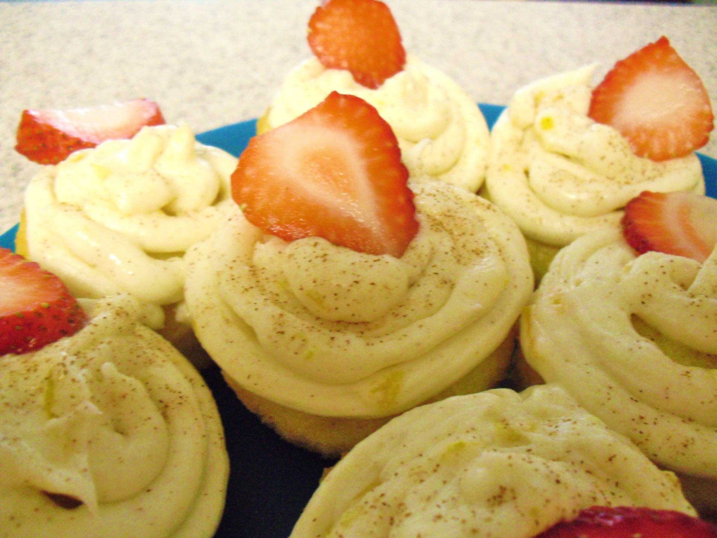Easy Peachy-cakes With Orange-cinnamon Frosting