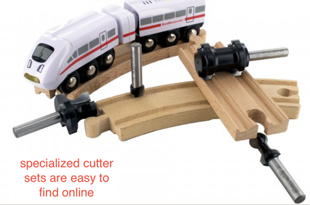 Wooden Train Long Track (Vario System)