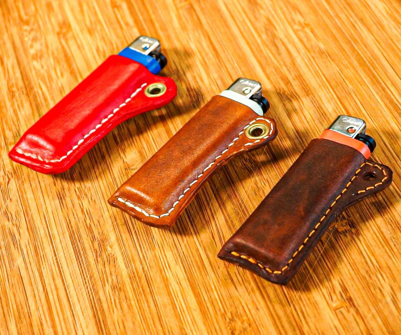 EDC Leather Lighter Keyring Case 16 Steps (with Pictures) Instructables