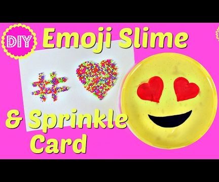 EMOJI SLIME & SPRINKLES CARD