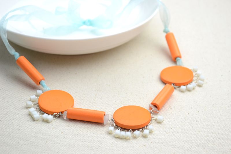 Make a Necklace Out of Eco-Friendly Wood Beads